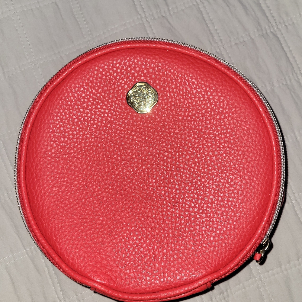 Limited Edition Shiseido Red Round Makeup Bag